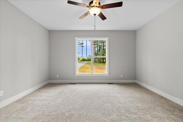 TBD Knights Landing Drive, Heathsville, VA 22473 - unfurnished room featuring a ceiling fan, carpet, and baseboards