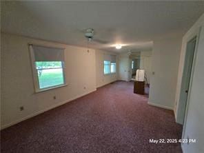 300 Irvington Rd, Kilmarnock, VA 22482 - empty room with baseboards and a ceiling fan