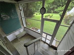 300 Irvington Rd, Kilmarnock, VA 22482 - view of unfurnished sunroom