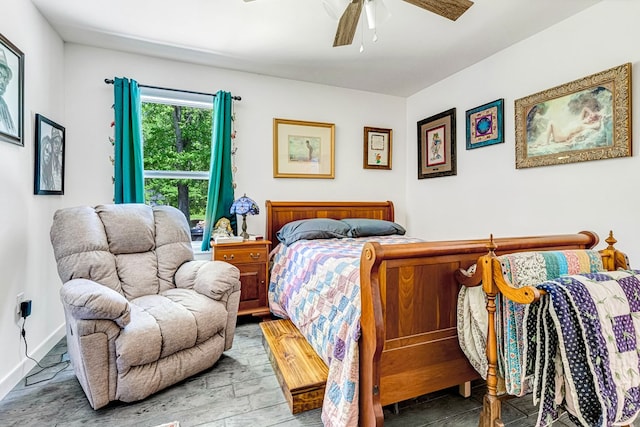 274 Regina Rd, Lancaster, VA 22503 - bedroom featuring a ceiling fan and baseboards