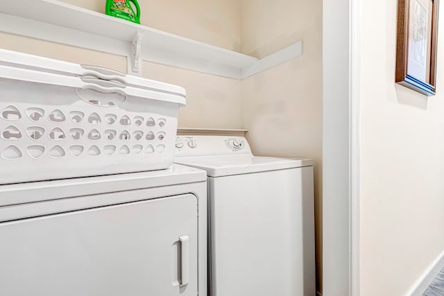 274 Regina Rd, Lancaster, VA 22503 - washroom featuring washer and dryer