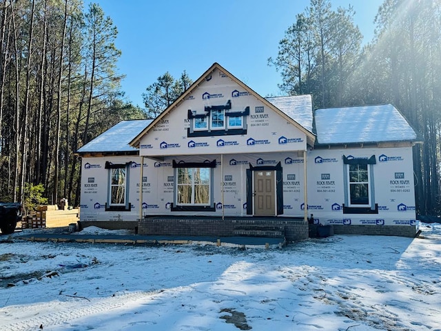 view of property under construction