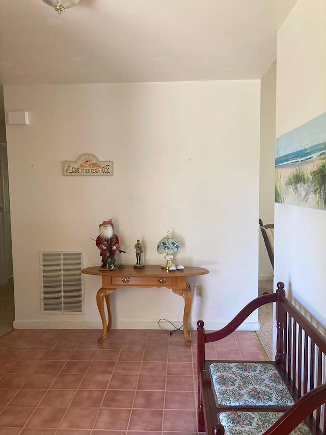899 N Glebe Rd, Montross, VA 22520 - hallway with tile patterned floors and baseboards