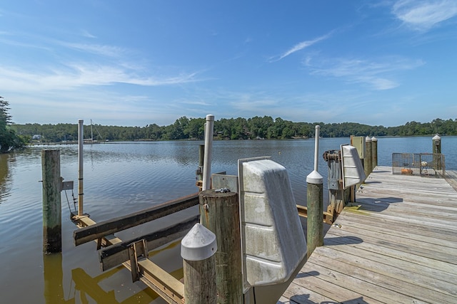 604 High Point Trl, Heathsville, VA 22473 - dock featuring a water view and a view of trees