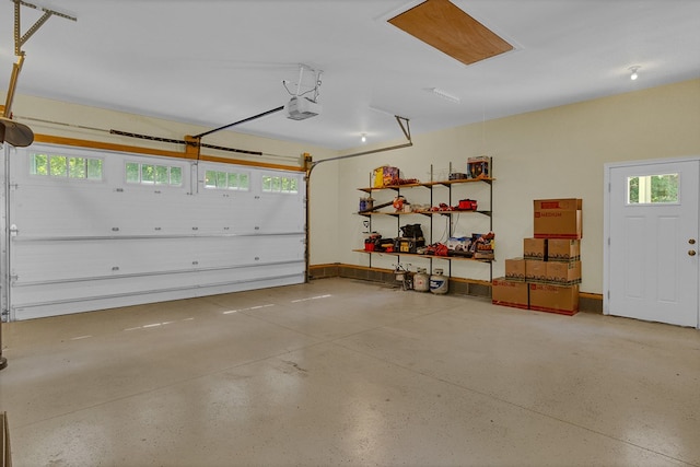 604 High Point Trl, Heathsville, VA 22473 - garage with a garage door opener