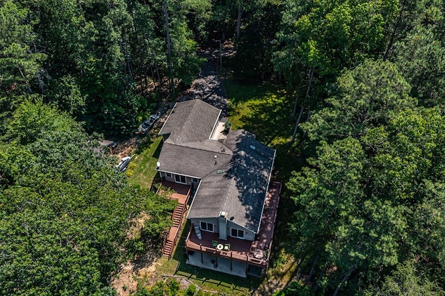 604 High Point Trl, Heathsville, VA 22473 - aerial view of property and surrounding area featuring a forest