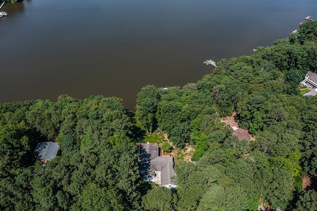 604 High Point Trl, Heathsville, VA 22473 - aerial view of property and surrounding area featuring a forest