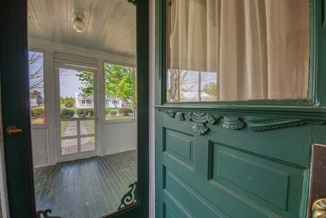 view of doorway