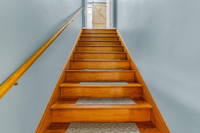 889 Taylors Creek Rd, Weems, VA 22576 - stairs with wood finished floors