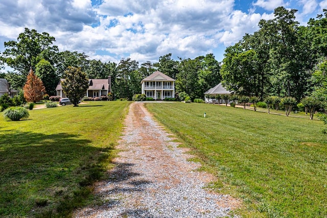 170 Rappa Run Rd, Topping, VA 23169 - view of front of home with driveway and a front lawn