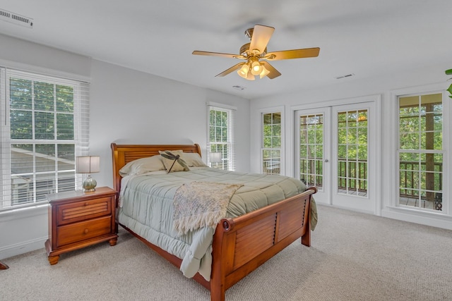 170 Rappa Run Rd, Topping, VA 23169 - bedroom with multiple windows, access to exterior, and light carpet