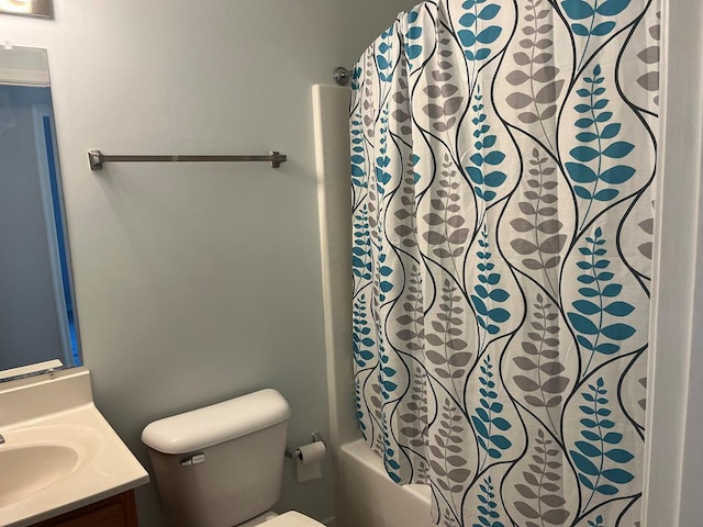 55 Deer Run Dr, Heathsville, VA 22473 - bathroom featuring vanity and shower / tub combo with curtain