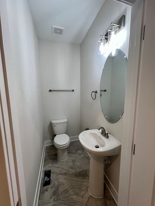 bathroom with toilet