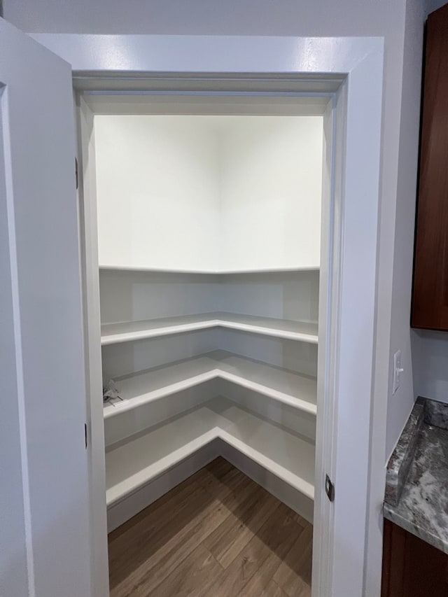 view of pantry