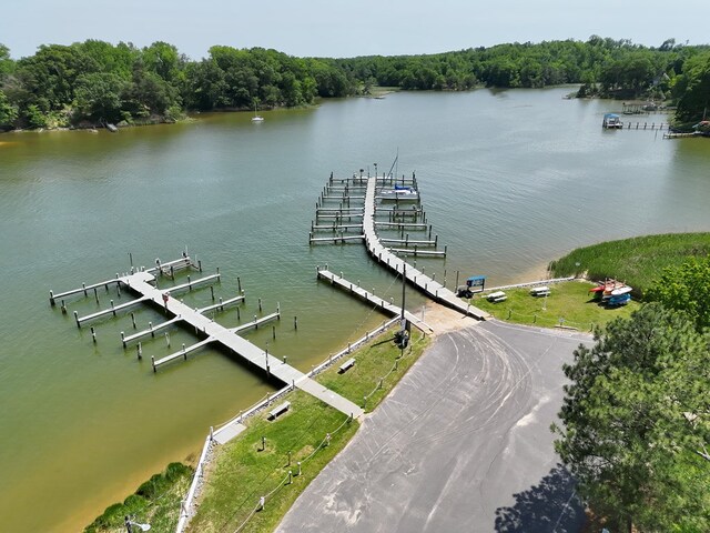 151 Bald Eagle Dr, Montross, VA 22520 - dock featuring a water view and a forest view