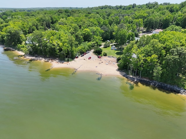 151 Bald Eagle Dr, Montross, VA 22520 - drone / aerial view of a forest and a nearby body of water