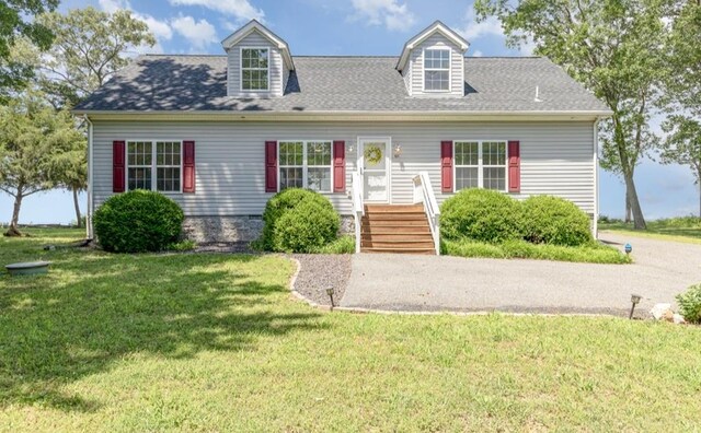 151 Bald Eagle Dr, Montross, VA 22520 - cape cod-style house featuring a front yard