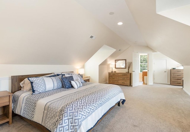 151 Bald Eagle Dr, Montross, VA 22520 - bedroom featuring carpet flooring and vaulted ceiling
