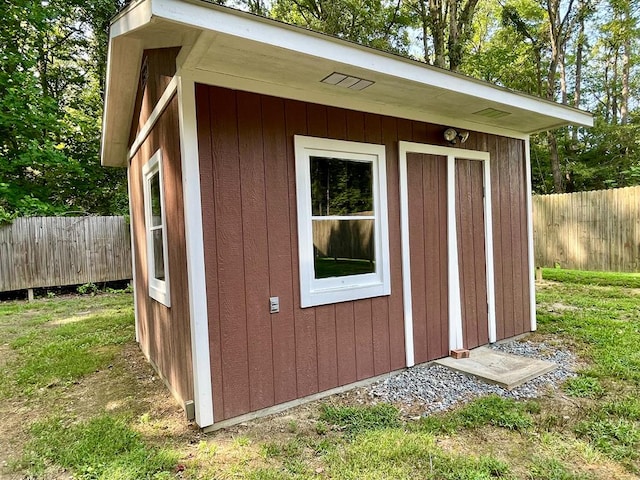 view of outbuilding