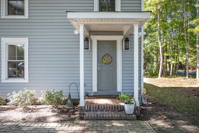 view of entrance to property