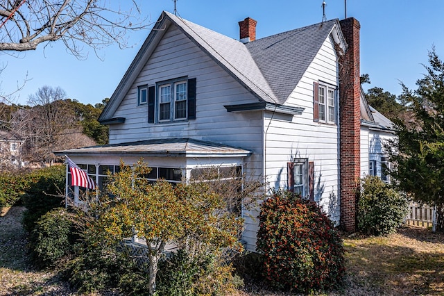 view of rear view of house