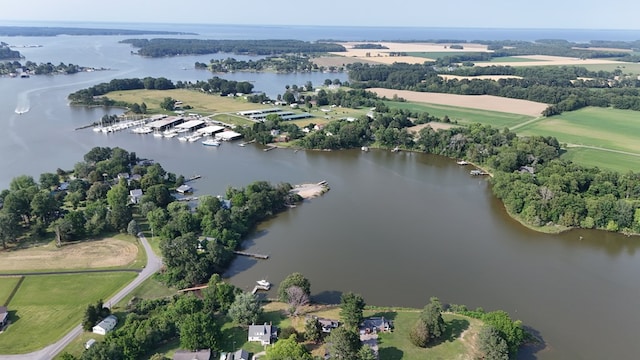 123 Orchard Cove Rd, Callao, VA 22435 - bird's eye view of a large body of water