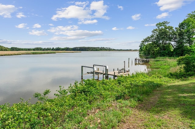 325 Cat Point Dr, Warsaw, VA 22572 - dock with a water view