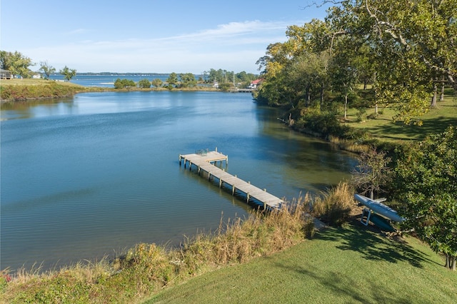 181 Cross St, Urbanna, VA 23175 - dock area featuring a water view