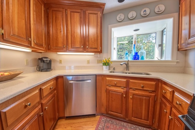 181 Cross St, Urbanna, VA 23175 - kitchen with dishwasher and brown cabinets