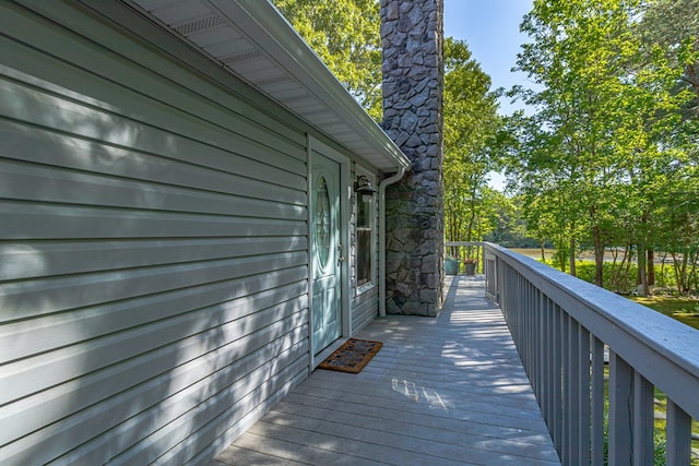 1198 Knights Landing Dr, Heathsville, VA 22473 - view of wooden deck