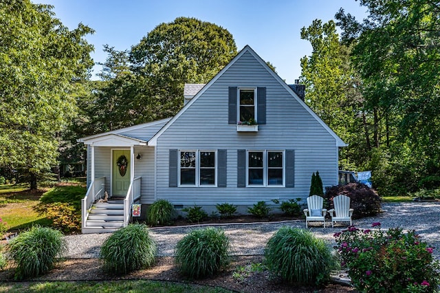 1198 Knights Landing Dr, Heathsville, VA 22473 - bungalow with a chimney and crawl space