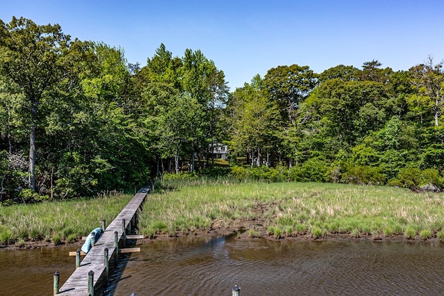 1198 Knights Landing Dr, Heathsville, VA 22473 - dock featuring a water view