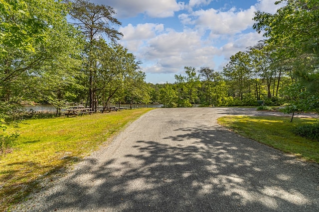 1198 Knights Landing Dr, Heathsville, VA 22473 - view of asphalt street featuring a wooded view
