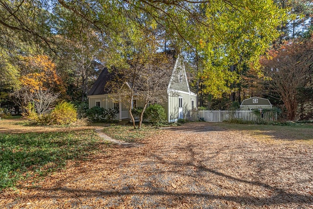 view of side of home