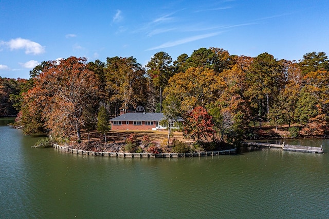 property view of water