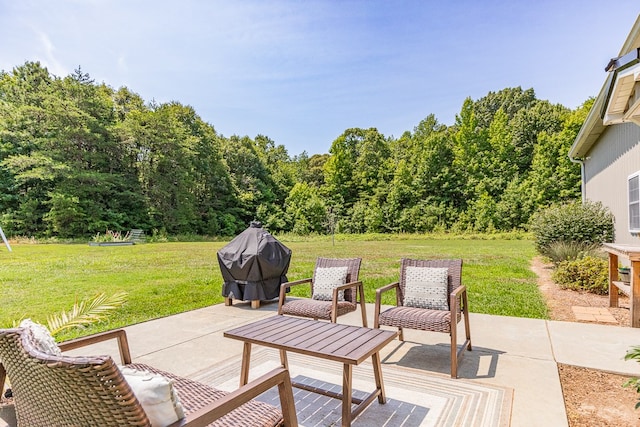 view of patio / terrace with grilling area