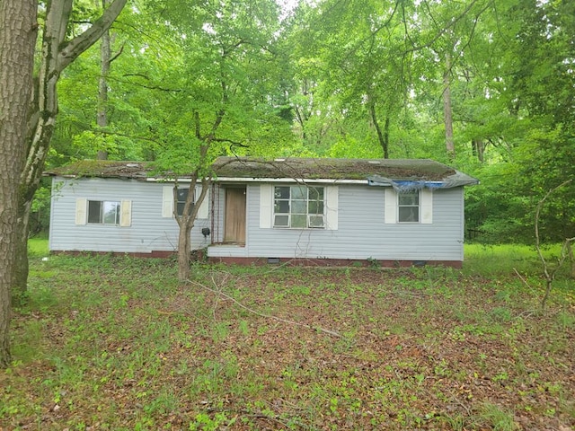 view of ranch-style home