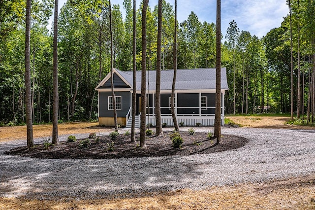 282 Regina Rd, Lancaster, VA 22503 - manufactured / mobile home featuring covered porch