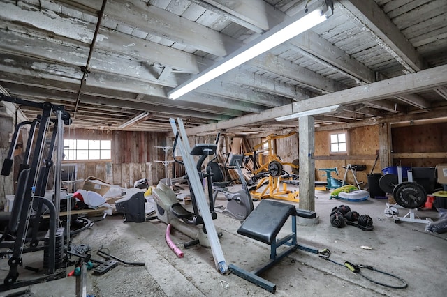 view of workout room