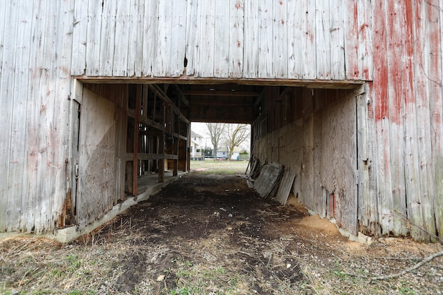 view of horse barn