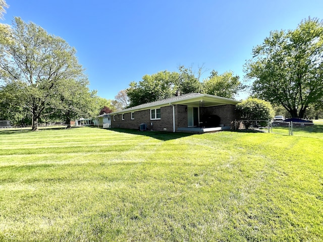 exterior space with fence