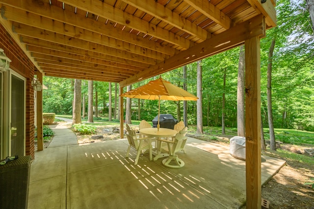 view of patio