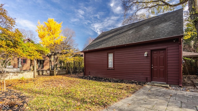 view of outbuilding