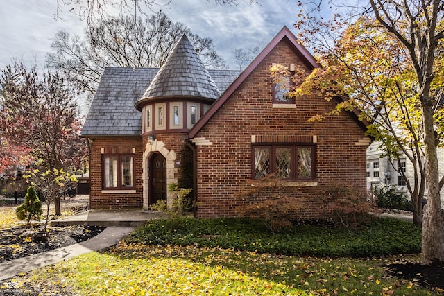 view of english style home