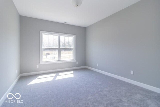 spare room with carpet floors