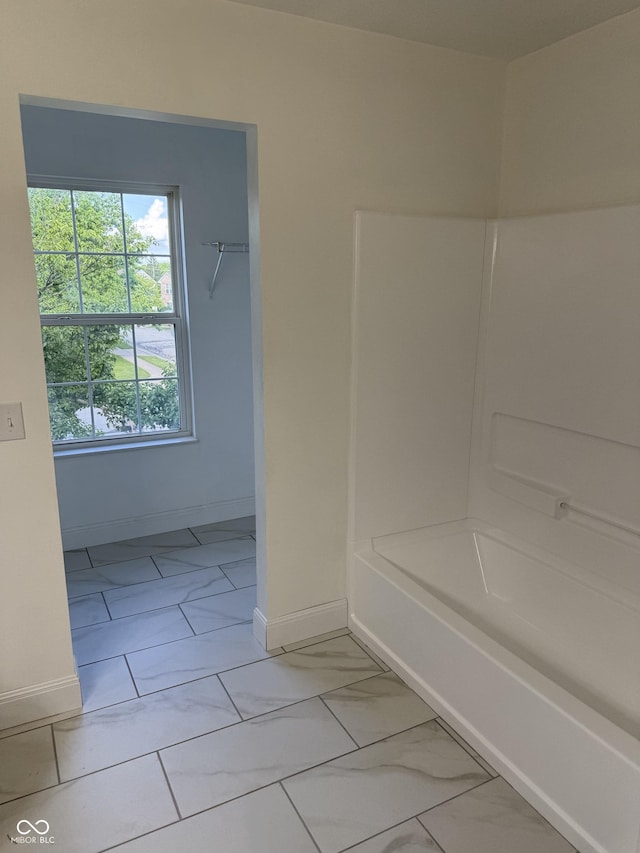 17902 Cristin Way, Westfield, IN 46062 - full bath with baseboards and washtub / shower combination