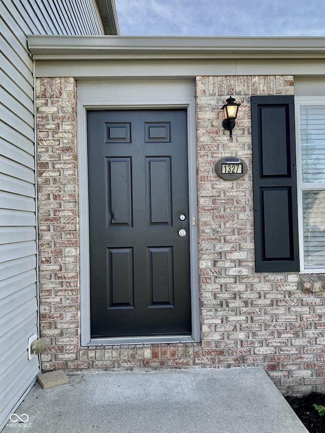 1327 Blue Ridge Ln, Brownsburg, IN 46112 - property entrance with brick siding