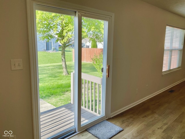 1327 Blue Ridge Ln, Brownsburg, IN 46112 - entryway with healthy amount of natural light and baseboards