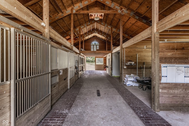 view of stable