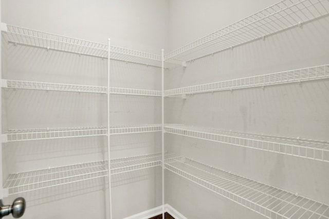 view of pantry